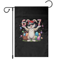 Funny Easter Day Six Seven 67 Bunny Boys Kids Garden Flag