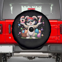 Funny Easter Day Six Seven 67 Bunny Boys Kids Spare Tire Cover