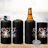 Funny Easter Day Six Seven 67 Bunny Boys Kids 4 in 1 Can Cooler Tumbler