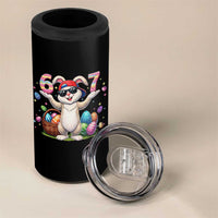 Funny Easter Day Six Seven 67 Bunny Boys Kids 4 in 1 Can Cooler Tumbler