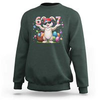 Funny Easter Day Six Seven 67 Bunny Boys Kids Sweatshirt