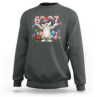 Funny Easter Day Six Seven 67 Bunny Boys Kids Sweatshirt