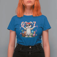 Funny Easter Day Six Seven 67 Bunny Boys Kids T Shirt For Women