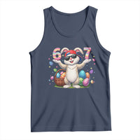 Funny Easter Day Six Seven 67 Bunny Boys Kids Tank Top