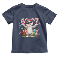Funny Easter Day Six Seven 67 Bunny Boys Kids Toddler T Shirt