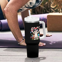 Funny Easter Day Six Seven 67 Bunny Boys Kids Tumbler With Handle