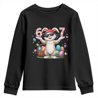 Funny Easter Day Six Seven 67 Bunny Boys Kids Youth Sweatshirt