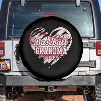 Baseball Grandma Spare Tire Cover Vintage Baseball Heart Game Day