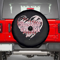 Baseball Grandma Spare Tire Cover Vintage Baseball Heart Game Day