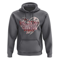 Baseball Grandma Hoodie Vintage Baseball Heart Game Day