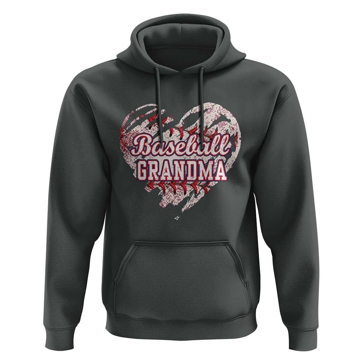 Baseball Grandma Hoodie Vintage Baseball Heart Game Day
