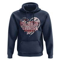 Baseball Grandma Hoodie Vintage Baseball Heart Game Day