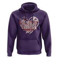 Baseball Grandma Hoodie Vintage Baseball Heart Game Day