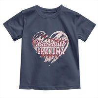 Baseball Grandma Toddler T Shirt Vintage Baseball Heart Game Day