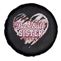 Baseball Sister Spare Tire Cover Vintage Baseball Heart Game Day