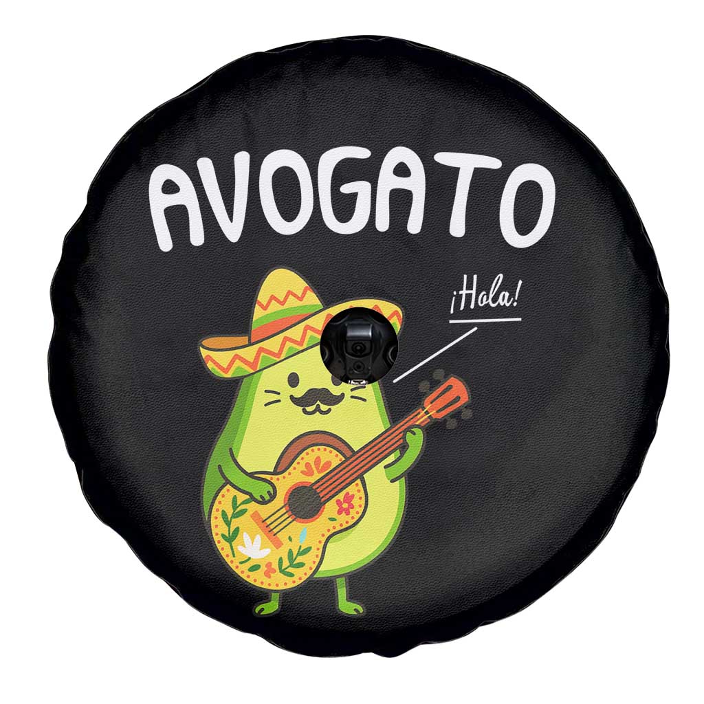 Funny Avocado Cat Avogato Spare Tire Cover Cinco De Mayo Mexican