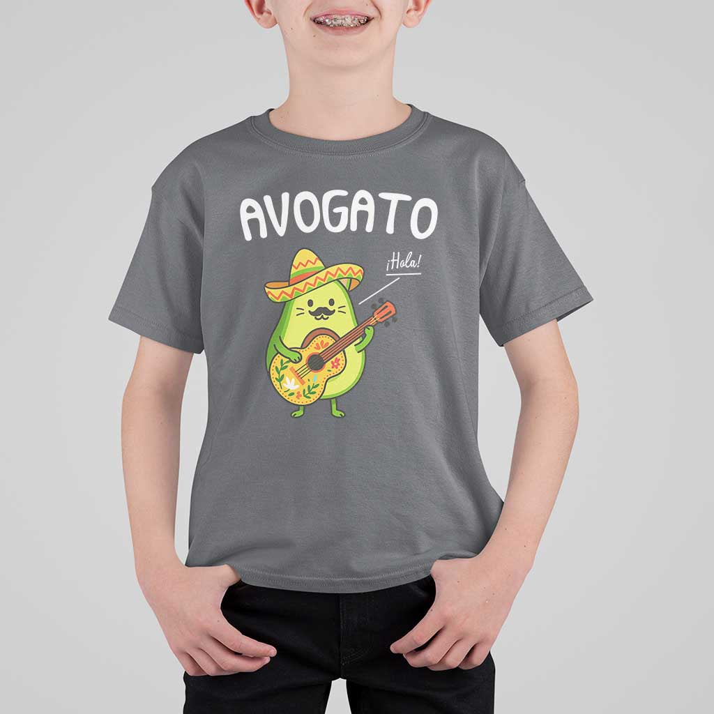 Funny Avocado Cat Avogato T Shirt For Kid Cinco De Mayo Mexican
