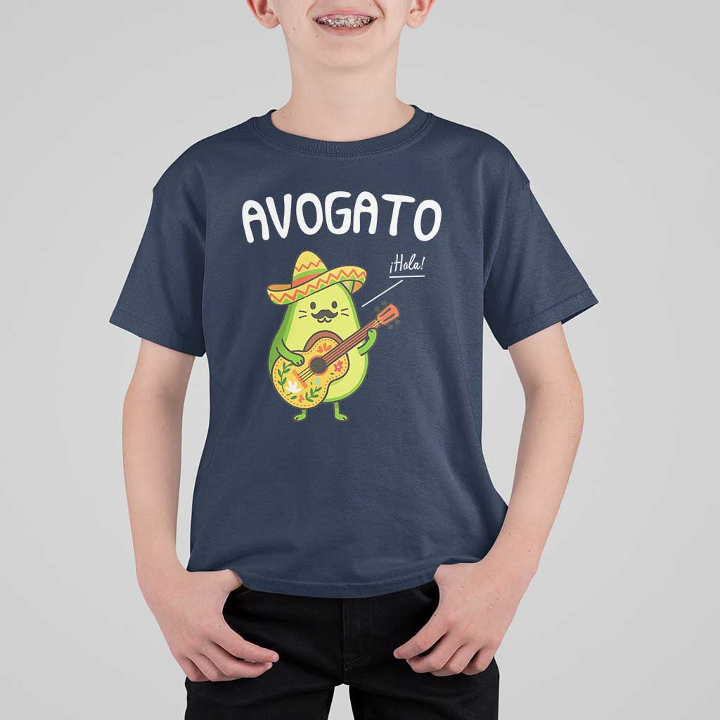 Funny Avocado Cat Avogato T Shirt For Kid Cinco De Mayo Mexican