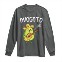 Funny Avocado Cat Avogato Long Sleeve Shirt Cinco De Mayo Mexican
