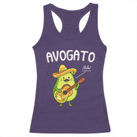 Funny Avocado Cat Avogato Racerback Tank Top Cinco De Mayo Mexican
