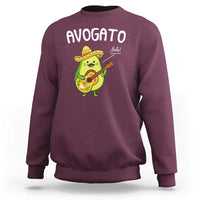 Funny Avocado Cat Avogato Sweatshirt Cinco De Mayo Mexican
