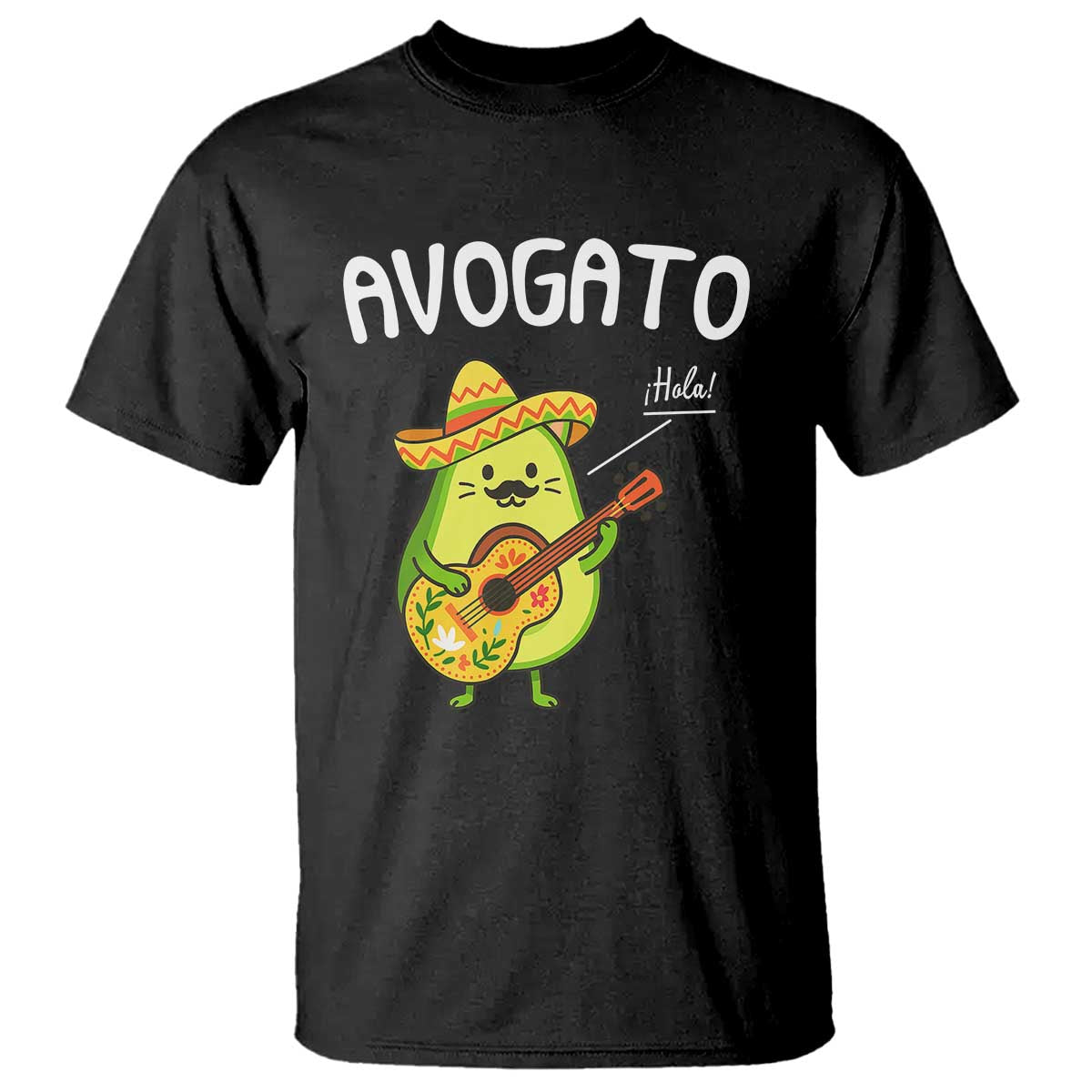 Funny Avocado Cat Avogato T Shirt Cinco De Mayo Mexican
