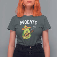 Funny Avocado Cat Avogato T Shirt For Women Cinco De Mayo Mexican