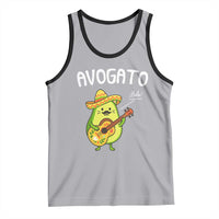 Funny Avocado Cat Avogato Tank Top Cinco De Mayo Mexican