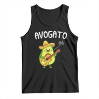 Funny Avocado Cat Avogato Tank Top Cinco De Mayo Mexican