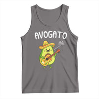 Funny Avocado Cat Avogato Tank Top Cinco De Mayo Mexican