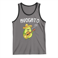 Funny Avocado Cat Avogato Tank Top Cinco De Mayo Mexican