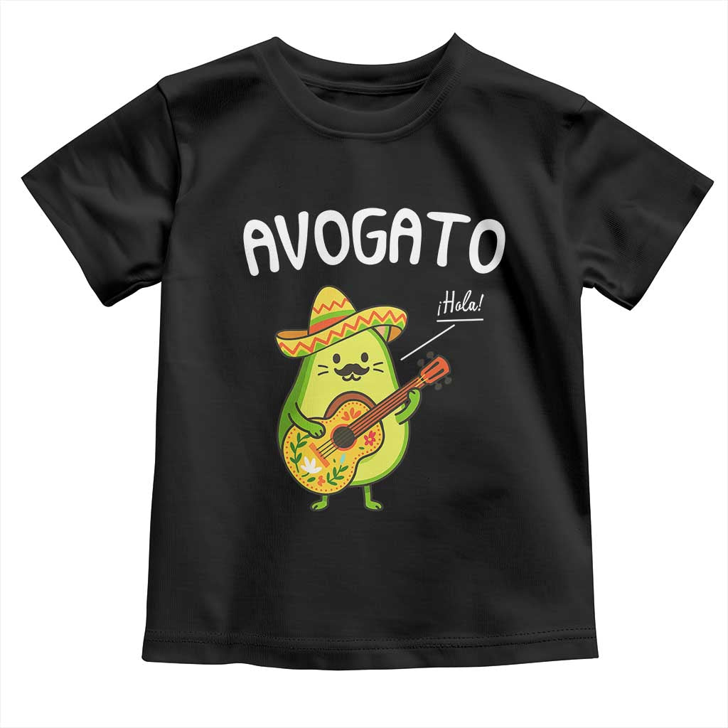 Funny Avocado Cat Avogato Toddler T Shirt Cinco De Mayo Mexican