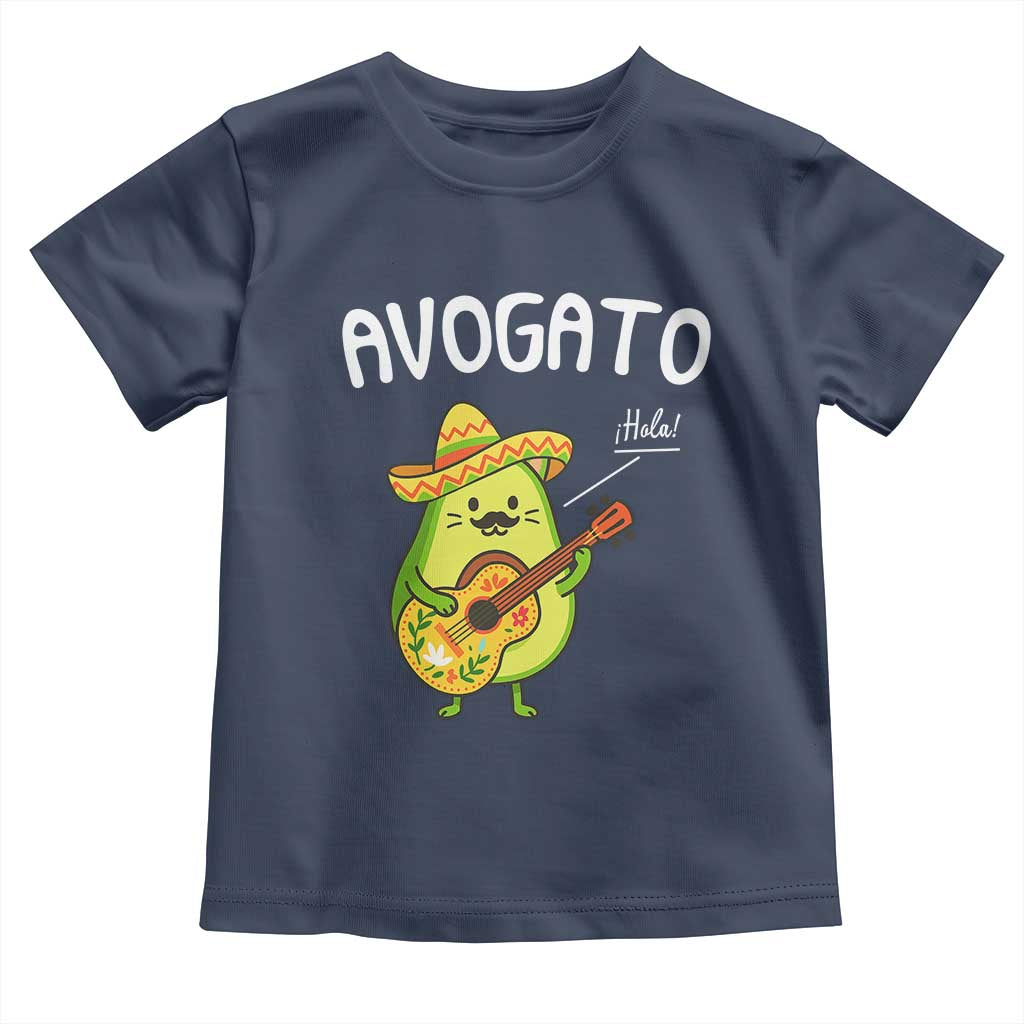 Funny Avocado Cat Avogato Toddler T Shirt Cinco De Mayo Mexican