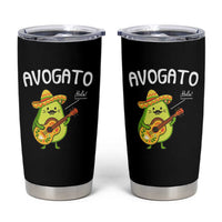 Funny Avocado Cat Avogato Tumbler Cup Cinco De Mayo Mexican
