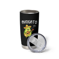 Funny Avocado Cat Avogato Tumbler Cup Cinco De Mayo Mexican