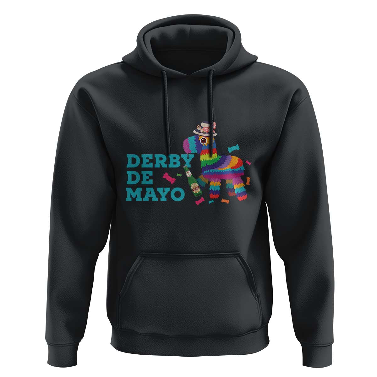 Funny Derby Day Cinco De Mayo Hoodie Derby De Mayo Horse Pinata