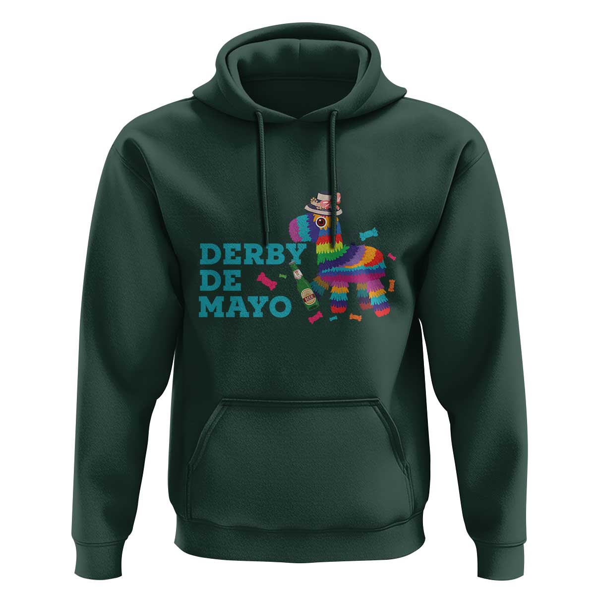 Funny Derby Day Cinco De Mayo Hoodie Derby De Mayo Horse Pinata