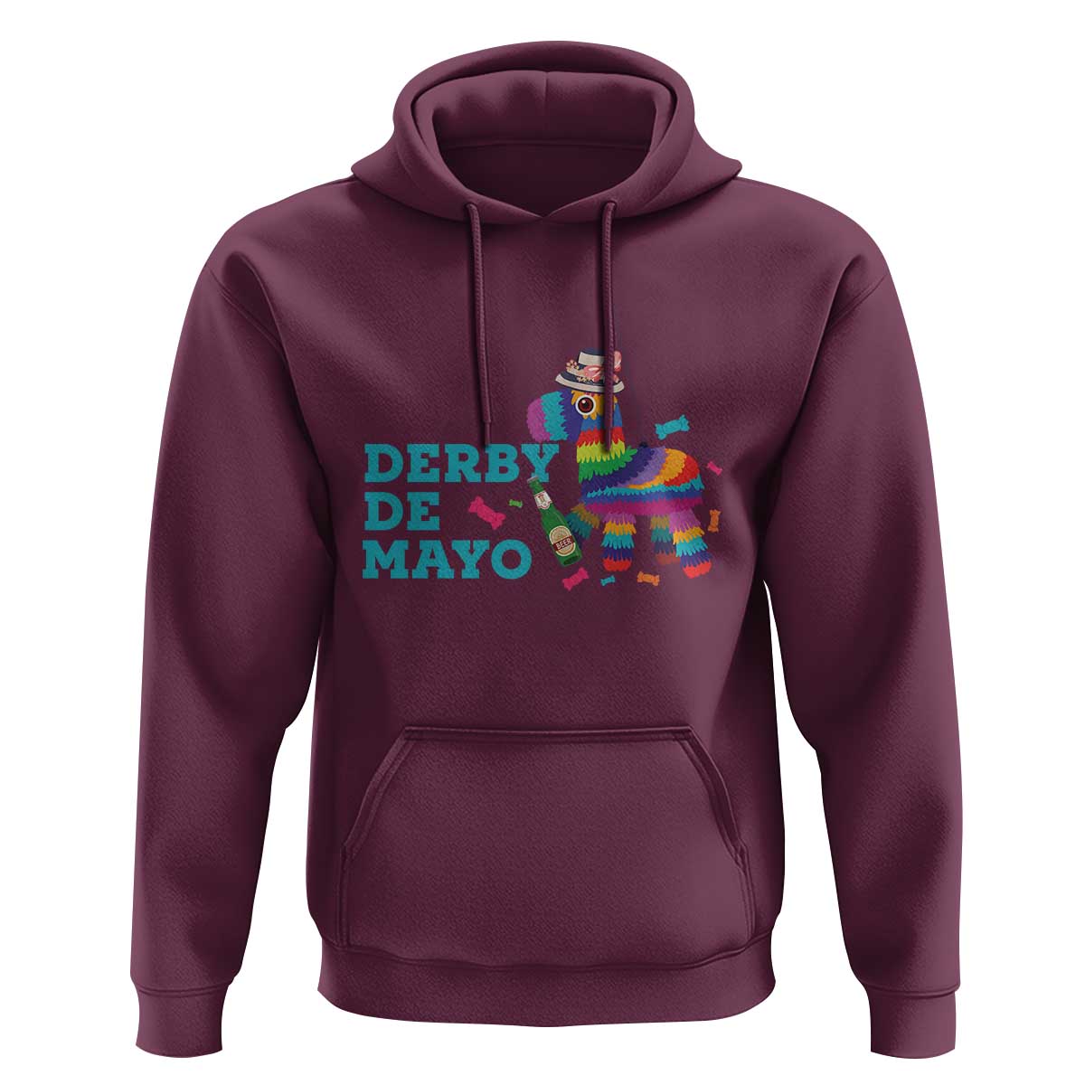 Funny Derby Day Cinco De Mayo Hoodie Derby De Mayo Horse Pinata