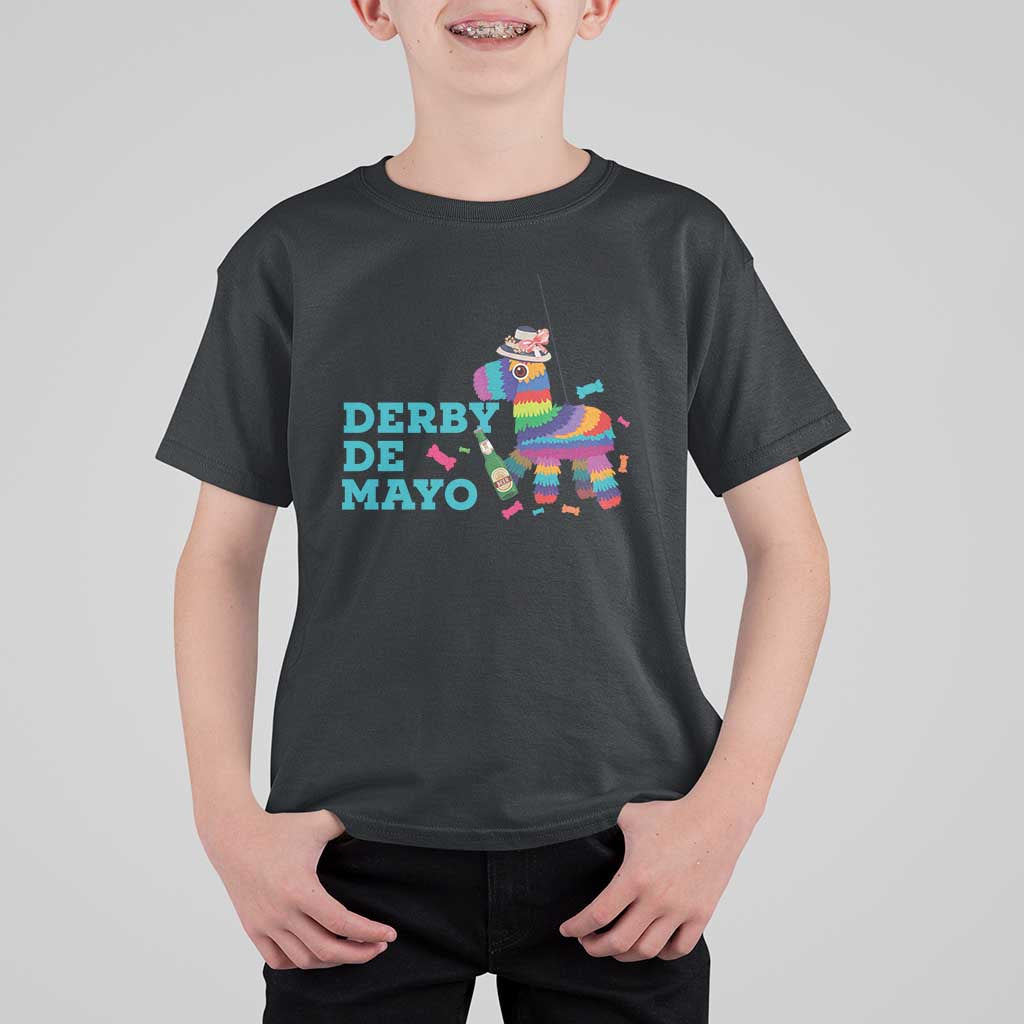 Funny Derby Day Cinco De Mayo T Shirt For Kid Derby De Mayo Horse Pinata