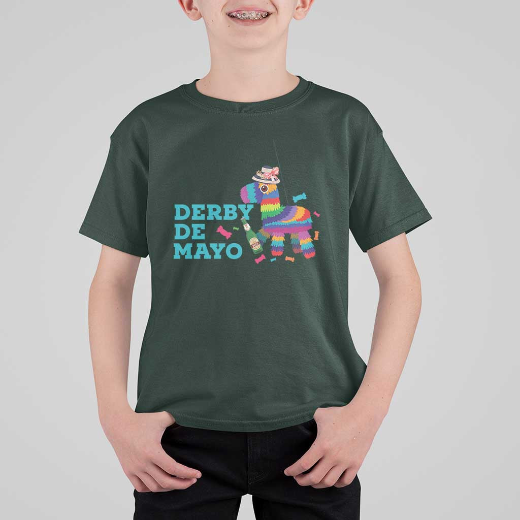 Funny Derby Day Cinco De Mayo T Shirt For Kid Derby De Mayo Horse Pinata