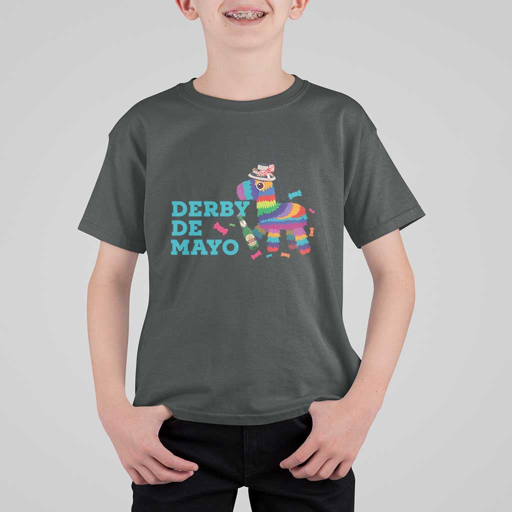 Funny Derby Day Cinco De Mayo T Shirt For Kid Derby De Mayo Horse Pinata