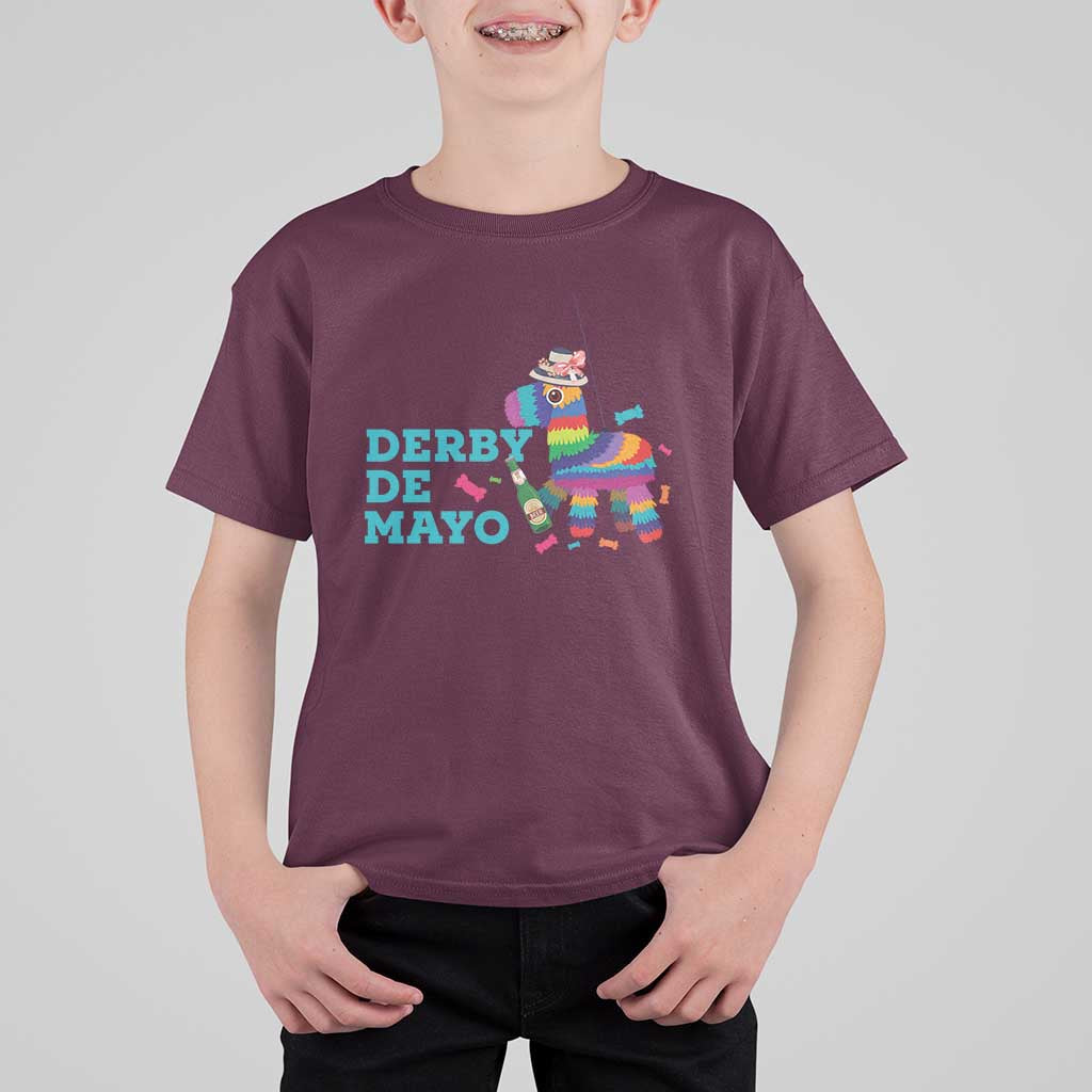 Funny Derby Day Cinco De Mayo T Shirt For Kid Derby De Mayo Horse Pinata