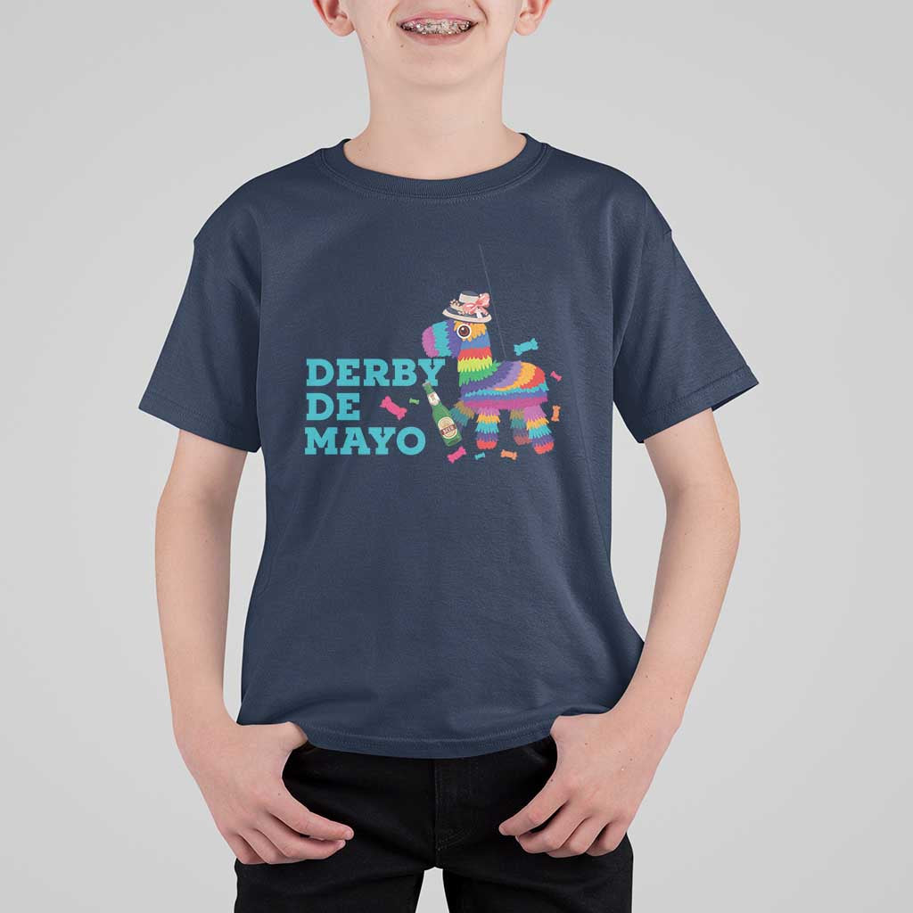 Funny Derby Day Cinco De Mayo T Shirt For Kid Derby De Mayo Horse Pinata