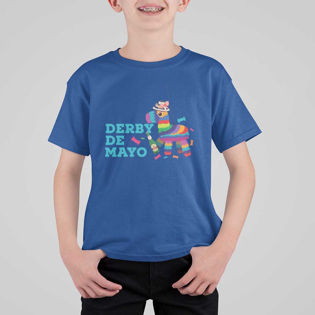 Funny Derby Day Cinco De Mayo T Shirt For Kid Derby De Mayo Horse Pinata