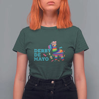 Funny Derby Day Cinco De Mayo T Shirt For Women Derby De Mayo Horse Pinata