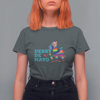 Funny Derby Day Cinco De Mayo T Shirt For Women Derby De Mayo Horse Pinata