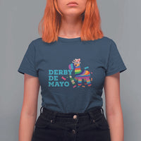Funny Derby Day Cinco De Mayo T Shirt For Women Derby De Mayo Horse Pinata