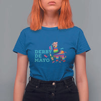 Funny Derby Day Cinco De Mayo T Shirt For Women Derby De Mayo Horse Pinata