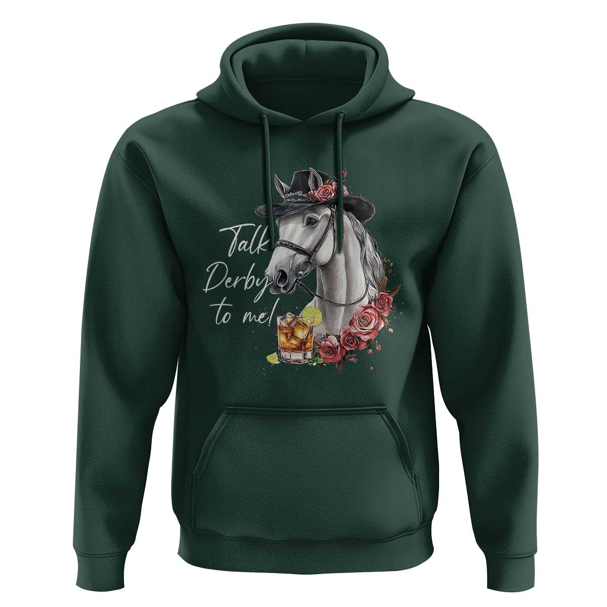 Funny Horse Lover Talk Derby To Me Hoodie
