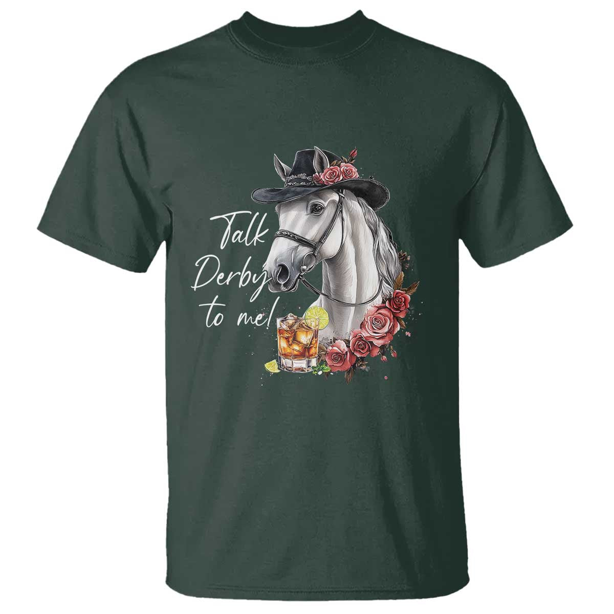 Funny Horse Lover Talk Derby To Me T Shirt